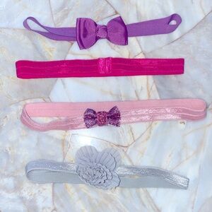 Cute  Adorable bow-knot design  Girls ‎ Princess Headband Set of 4